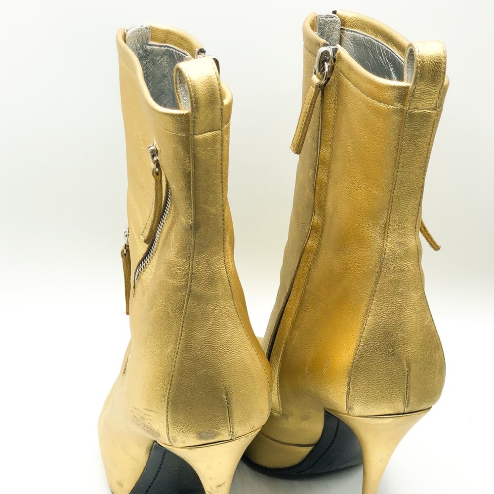 Giuseppe Zanotti Gold Boots - Picture 5 of 8